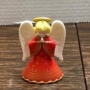 Hallmark 2021 Heavenly Angels Keepsake Ornament Ruth Donikowski Red Has Box